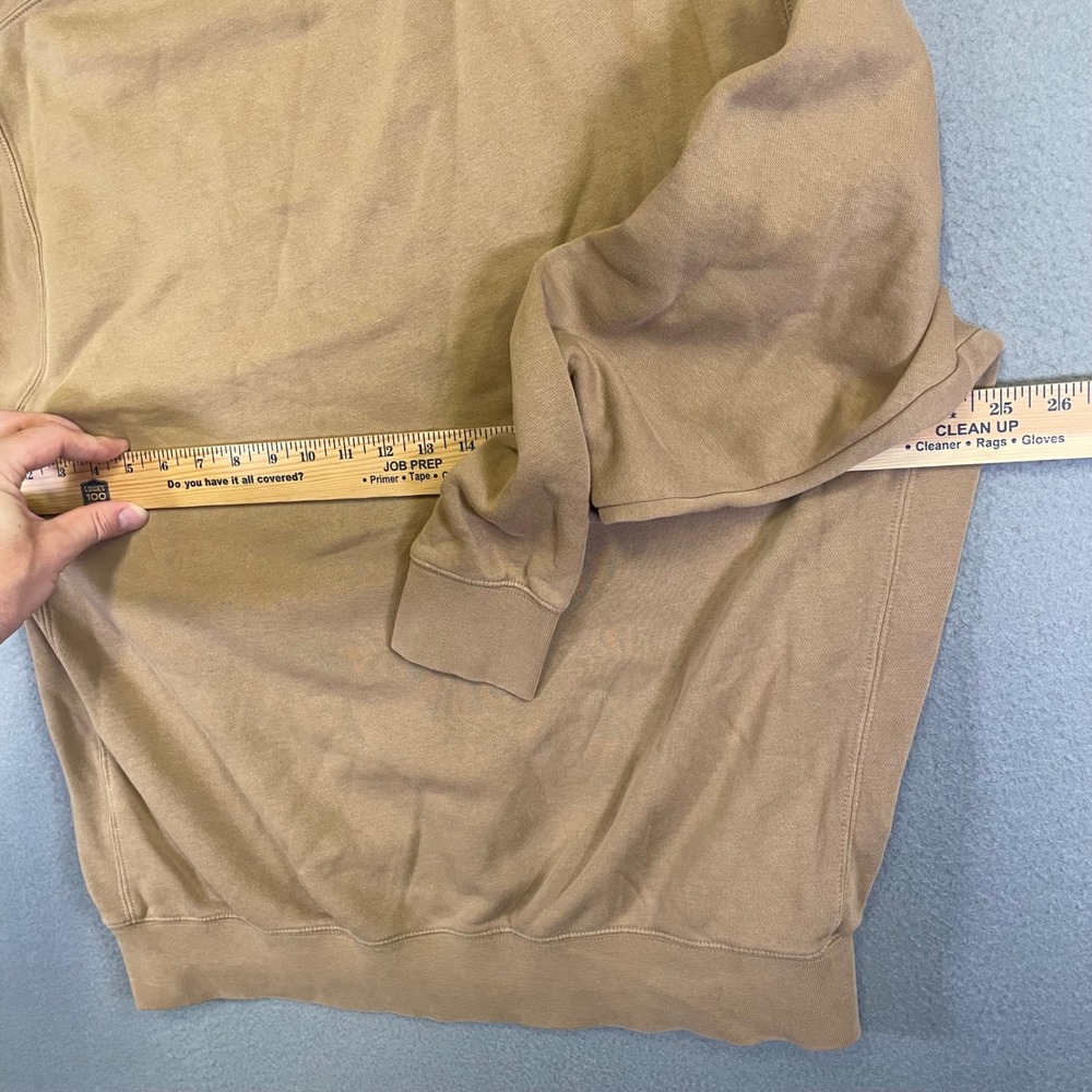 Nike Sweatshirt Mens Large Tan Embroidered Logo‎ Crewneck BV2662-258 - Picture 5 of 9